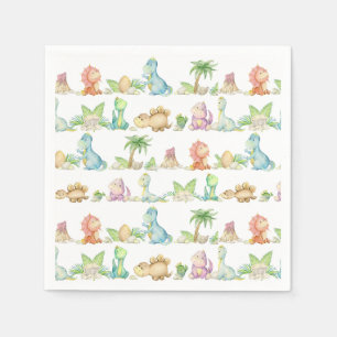 Dinosaur Paper Napkin, Kid Birthday Party Supplies Napkins