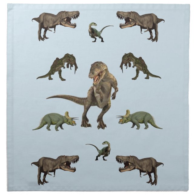 Dinosaur Paper Napkins (Front)
