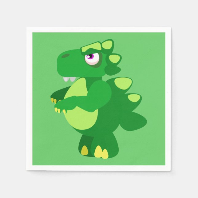 Dinosaur Paper Napkins (Front)