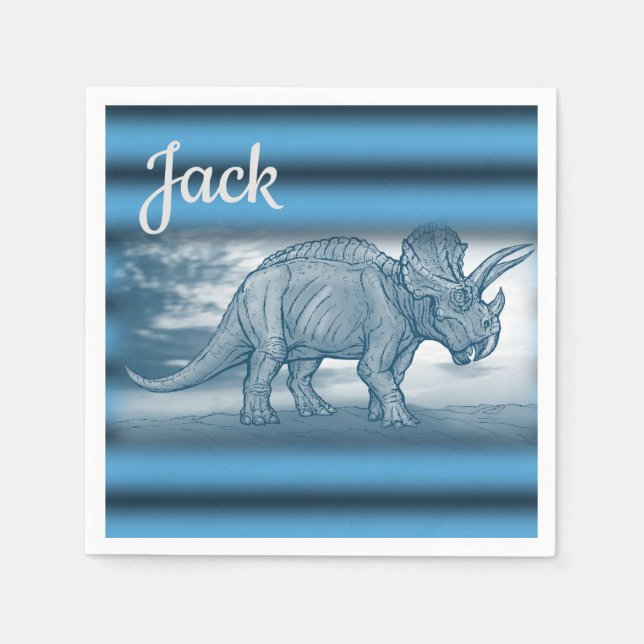 Dinosaur Paper Napkins (Front)