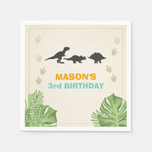 Dinosaur Paper Napkins birthday Dino Party