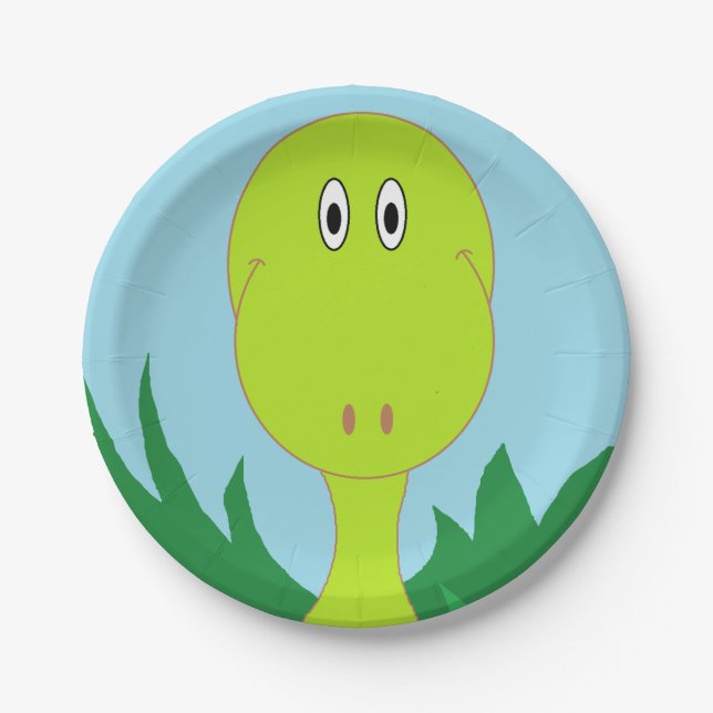"Dinosaur" Paper Plates (Front)