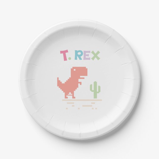 Dinosaur Paper Plates (Front)