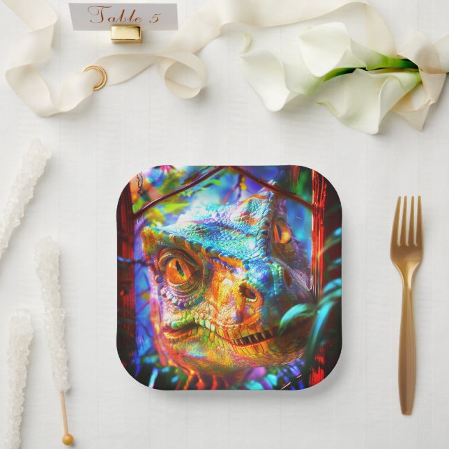 Dinosaur Paper Plates (Wedding)
