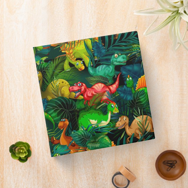 Dinosaur Park 3 Ring Binder (In Situ)