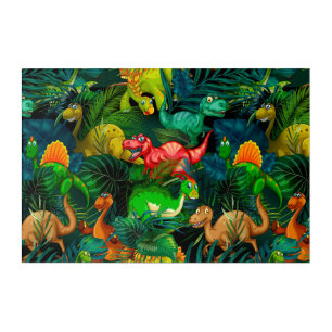 Dinosaur Park Acrylic Print