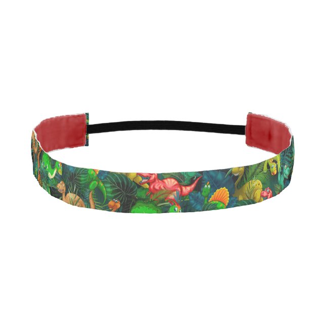 Dinosaur Park Athletic Headband (Front)