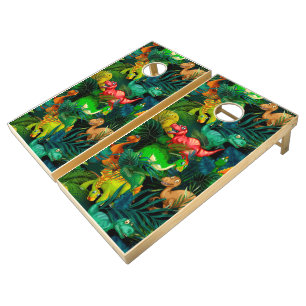 Dinosaur Park Cornhole Set