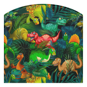 Dinosaur Park Door Sign