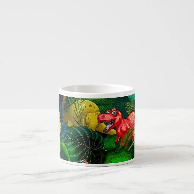 Dinosaur Park Espresso Cup (Front)