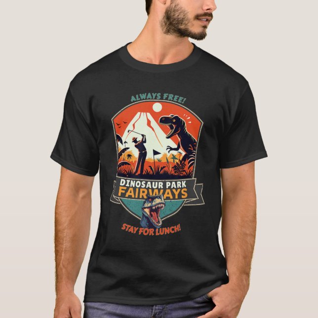 Dinosaur Park Fairways  T-Shirt (Front)