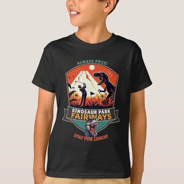 Dinosaur Park Fairways  T-Shirt (Front)