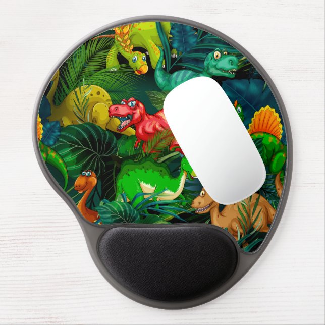 Dinosaur Park Gel Mouse Pad (Left Side)