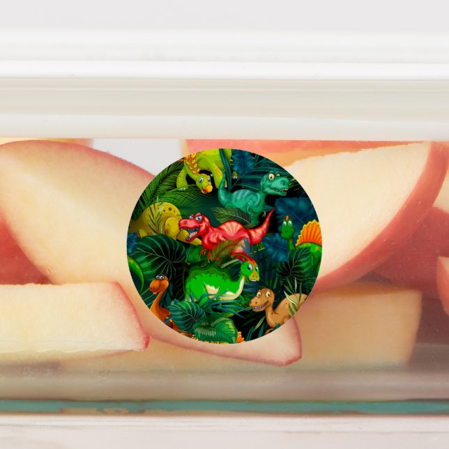 Dinosaur Park Kids' Labels (Affixed)