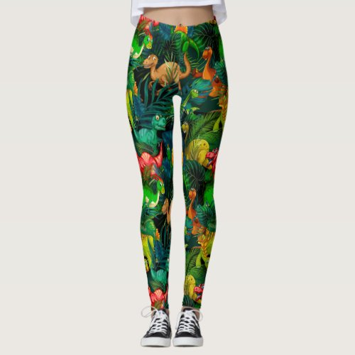 Dinosaur Park Leggings