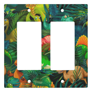 Dinosaur Park Light Switch Cover