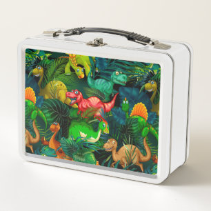 Dinosaur Park Metal Lunch Box