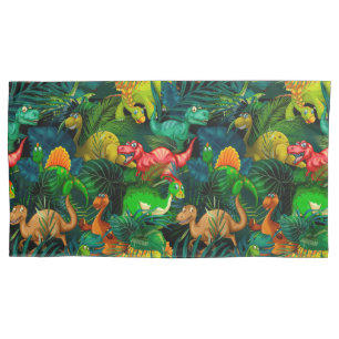 Dinosaur Park Pillow Case