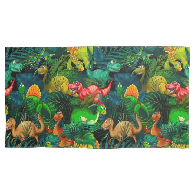 Dinosaur Park Pillow Case (Front)