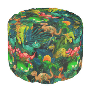 Dinosaur Park Pouf
