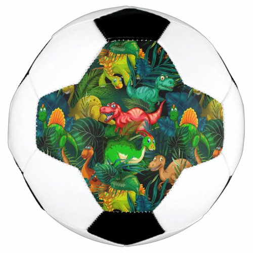 Dinosaur Park Soccer Ball