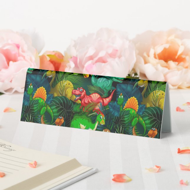 Dinosaur Park Table Tent (In SItu (Wedding))