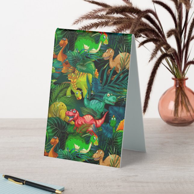 Dinosaur Park Table Tent (In SItu (Table))