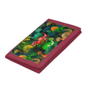 Dinosaur Park Tri-fold Wallet
