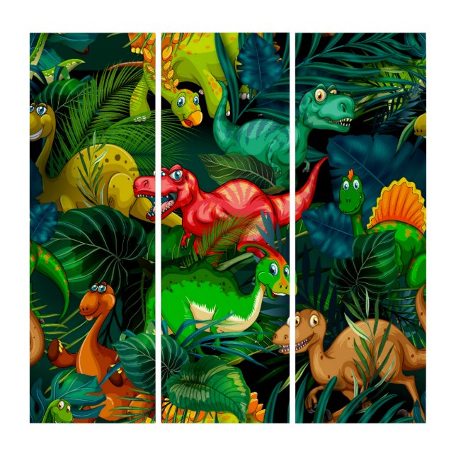 Dinosaur Park Triptych (Front)