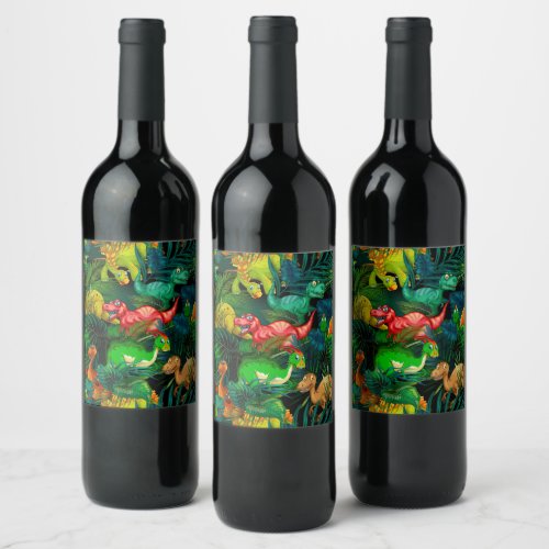 Dinosaur Park Wine Label