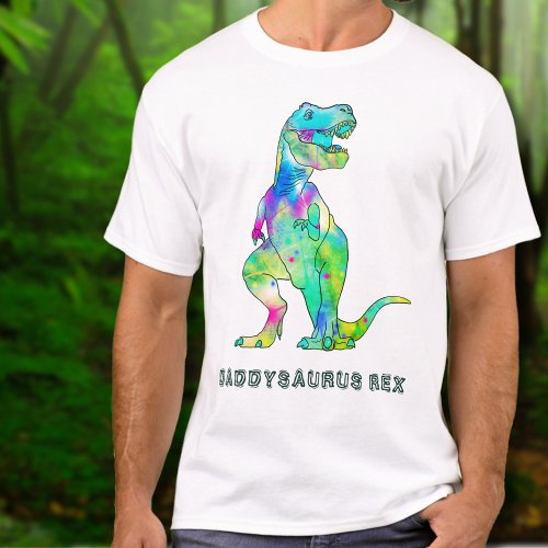 Dinosaur Party Dad Daddysaurus Rex T_Shirt