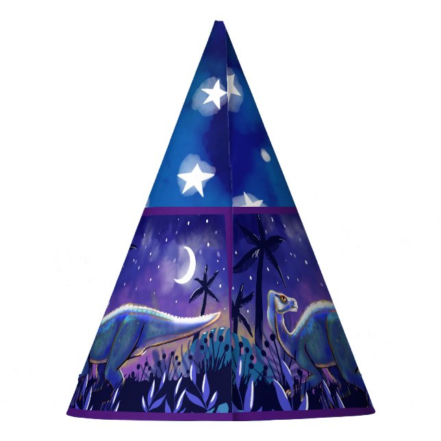 Dinosaur Party Hat (Back)