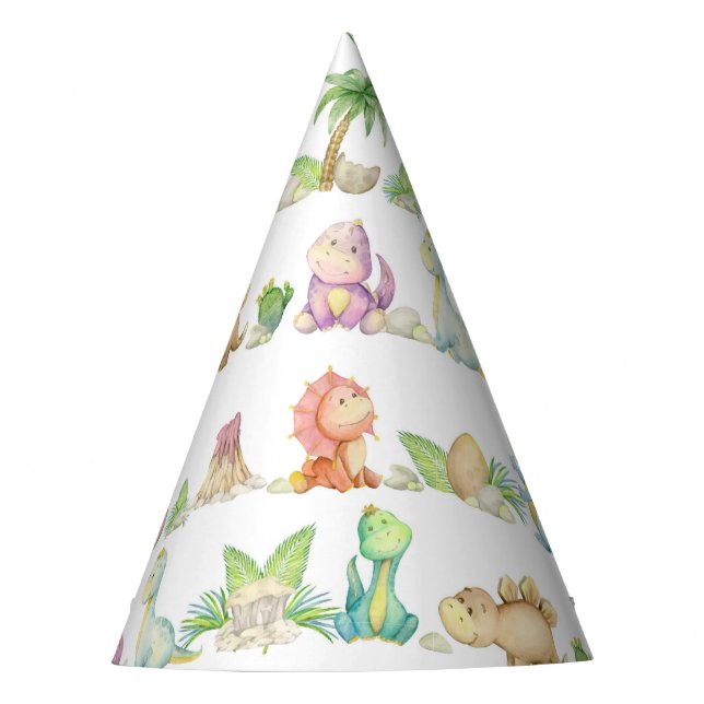 Dinosaur Party Hat (Front)