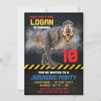 Dinosaur Party Invitation