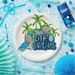 Dinosaur Party Paper Plates