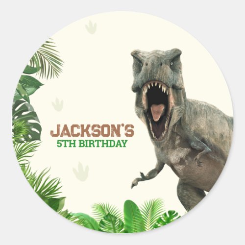 Dinosaur Party Stickers  Labels  Dino Collection