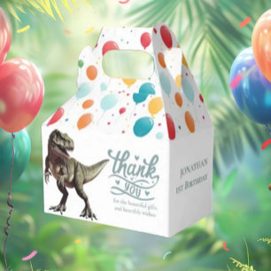 dinosaur party supplies Grey Favor Boxes