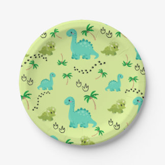 Dinosaur Party Supplies Paper Plates