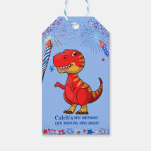 Dinosaur patriotic birthday,