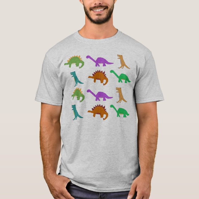 Dinosaur pattern apparel T-Shirt (Front)