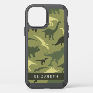 Dinosaur Pattern, Dinosaur Silhouette, Your Name Speck iPhone 12 Case