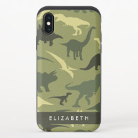 Dinosaur Pattern, Dinosaur Silhouette, Your Name