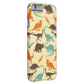 Dinosaur Pattern Silhouette Case-Mate iPhone Case (Back/Right)