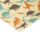 Dinosaur Pattern Silhouette Tissue Paper (Corner)