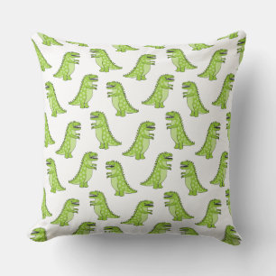 Dinosaur Pattern Throw Pillow