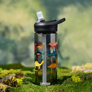Dinosaur-patterned vest water bottle
