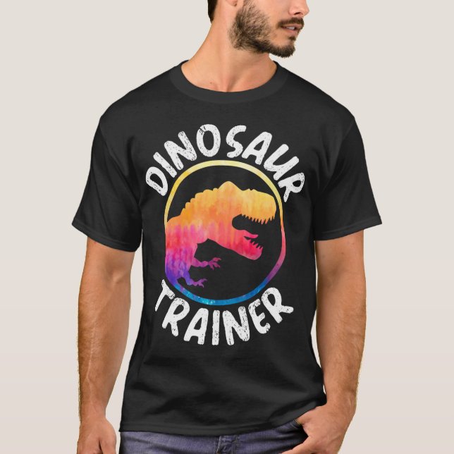 Dinosaur Paw Dino Trainer Halloween Costume Retro T-Shirt (Front)