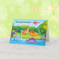 Dinosaur Personalize Birthday Boy's Name & Age