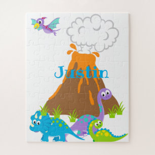 Dinosaur, Personalize Poster Jigsaw Puzzle