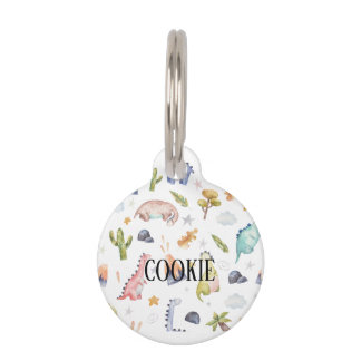 Dinosaur Pet ID Tag
